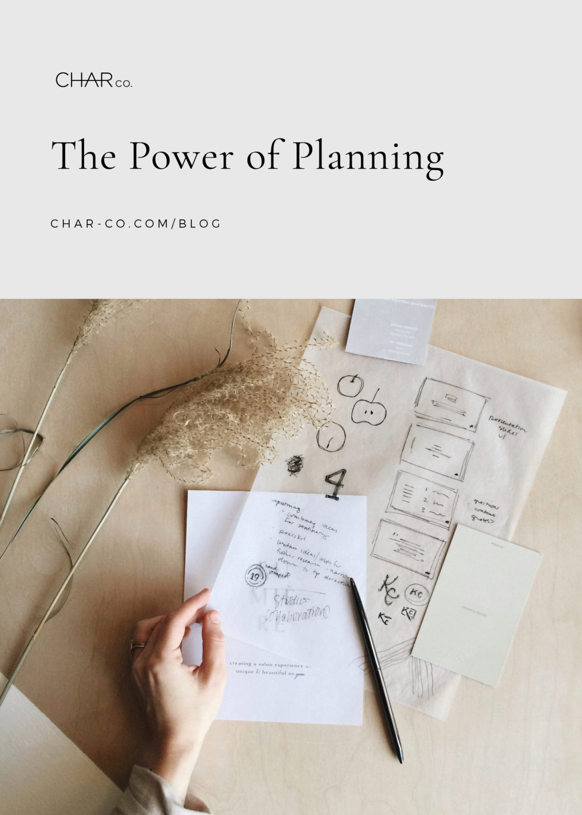 THE POWER OF PLANNING - CHAR co.